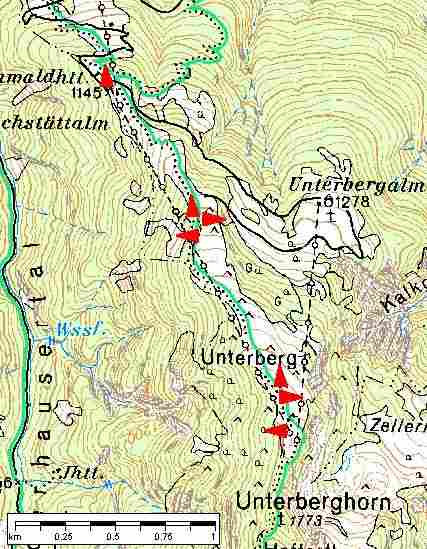 Unterberghorn - Startplatz